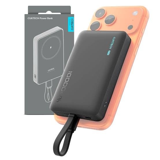Power Bank Cuktech CP132ML magnético 10000 mAh 22,5W – Black
