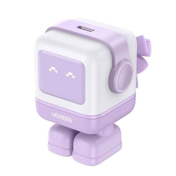 UGREEN - Cargador Robot GaN - USB-C Púrpura
