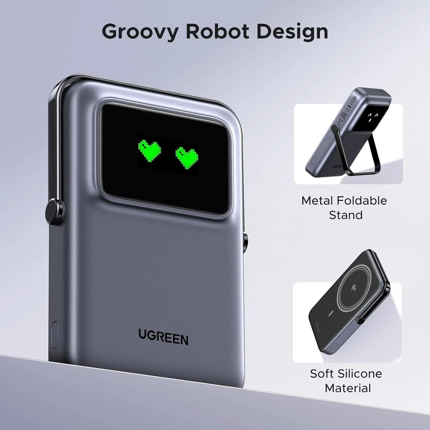UGREEN - Power Bank Uno Magsafe 5000mAh - Carga Rápida 20W - Imagen 5