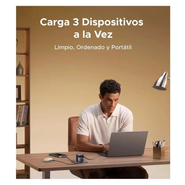 Alternative view of UGREEN - Nexode Pro - Cargador GaN Retráctil 45W