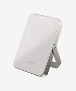 Power Bank Havit Titanium MagSafe 10000 mAh con apoyo
