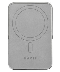 HAVIT Power Bank PB5222 de 10000 mAh con cargador inalámbrico magnético y soporte