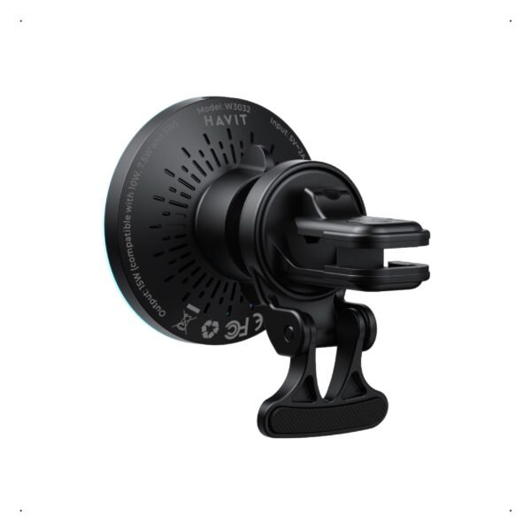 Alternative view of HAVIT Cargador Inalámbrico Magnético Para Auto W3032 Negro