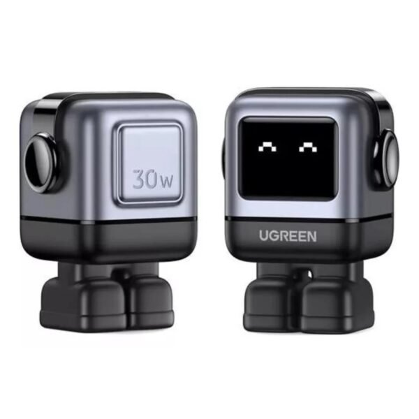 Cargador Robot Ugreen USB-C color negro