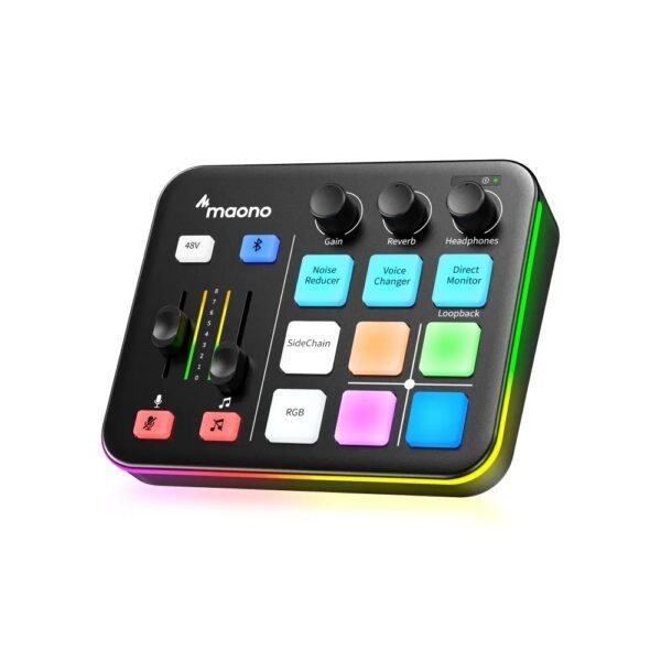 Mezclador de Audio Maono para streaming