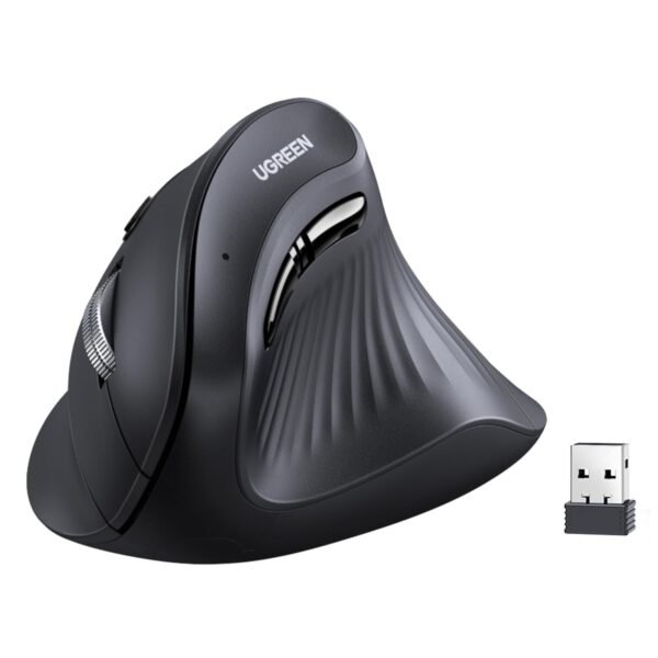 UGREEN - Mouse Bluetooth Vertical Ergonómico Silencioso MU008