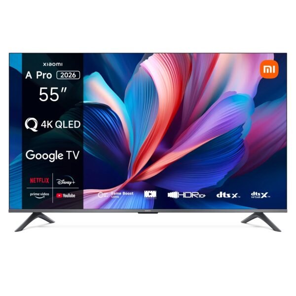 Televisor Xiaomi 4k QLED de 55 pulgadas con Google TV
