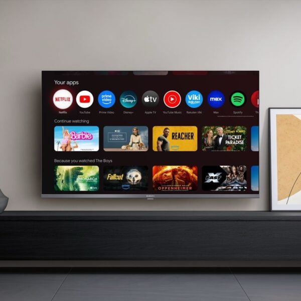 Alternative view of Televisor Xiaomi 4k QLED de 55 pulgadas con Google TV