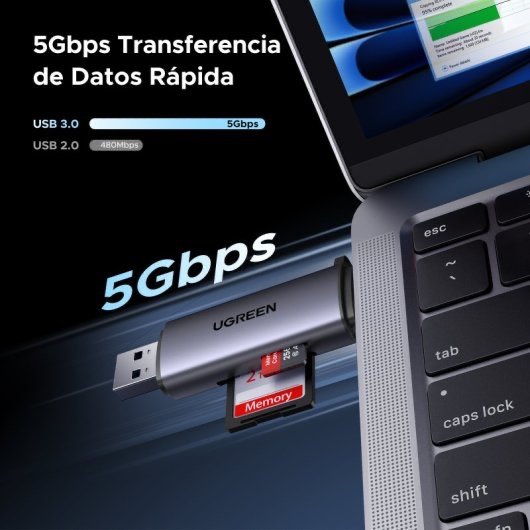Alternative view of Lector de Memorias Ugreen