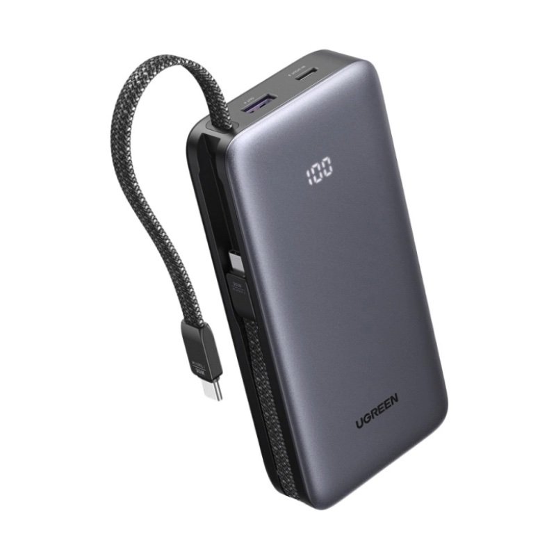 Power Bank Ugreen 20.000mAh de 30w con doble cable USB- C - Imagen 2