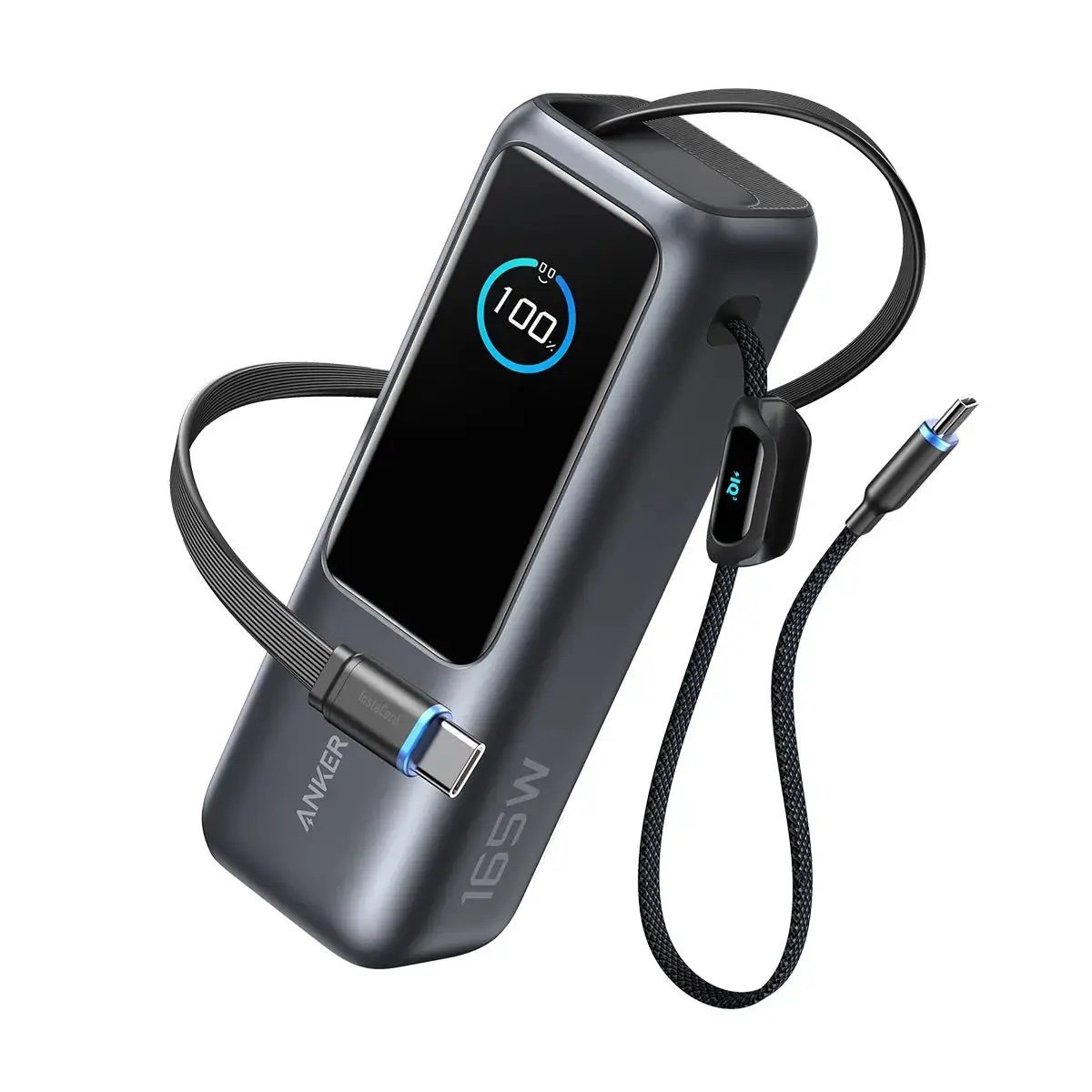 Power Bank Anker A1695 25000 mAh 165W – Black - Imagen 3
