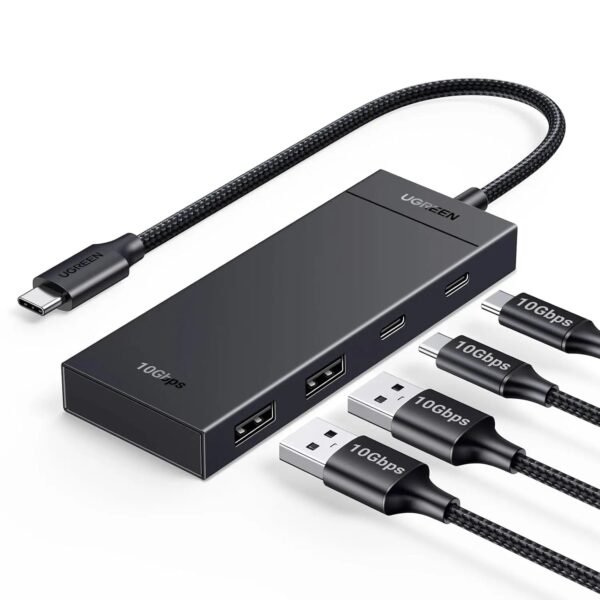 Hub UGREEN USB-C de 4 puertos: 2 USB-A + 2 USB-C
