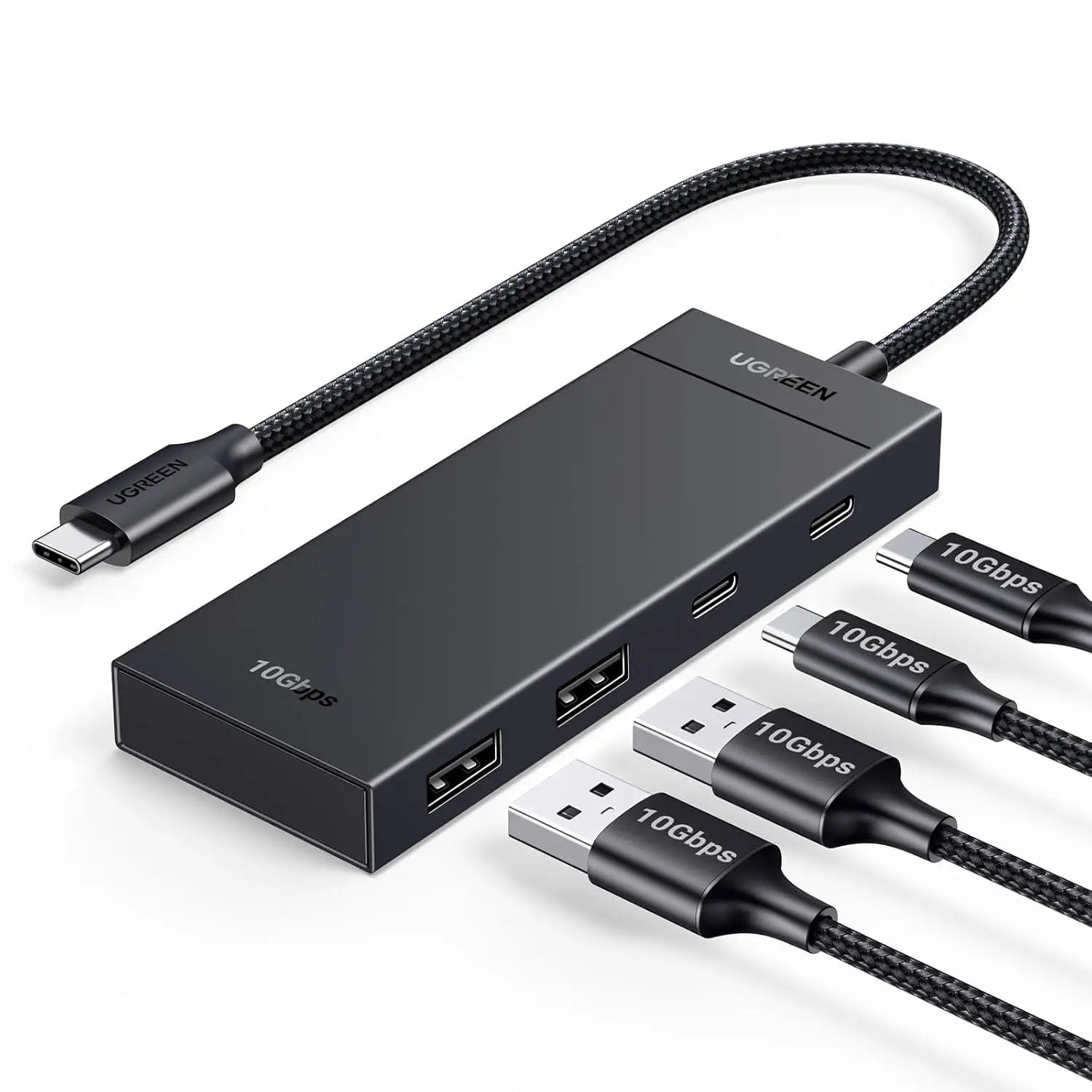 Hub UGREEN USB-C de 4 puertos: 2 USB-A + 2 USB-C
