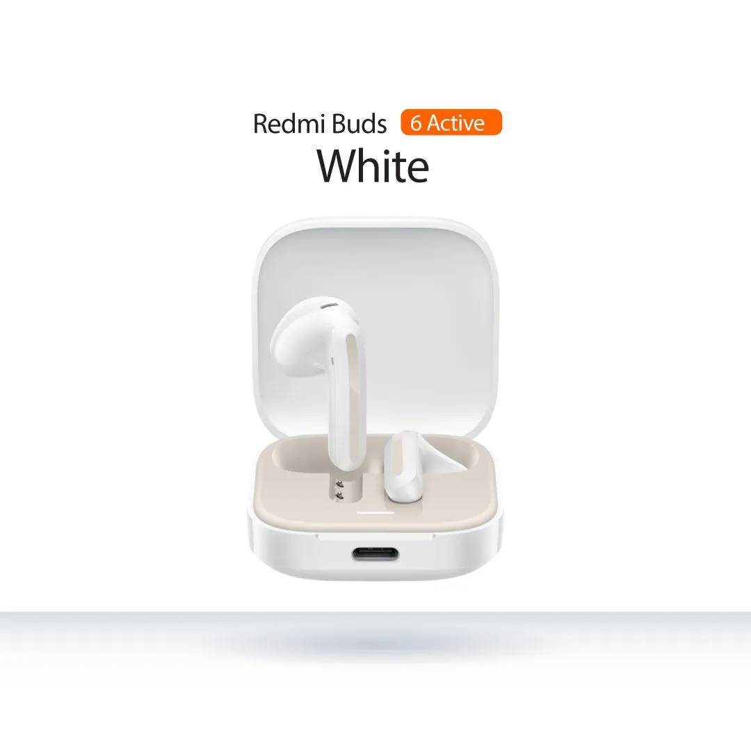 Audífonos Xiaomi Redmi Buds 6 Active – White