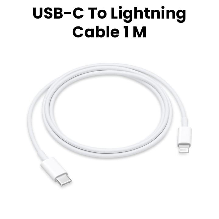 Cable Apple USB-C a Lightning 1 m – White