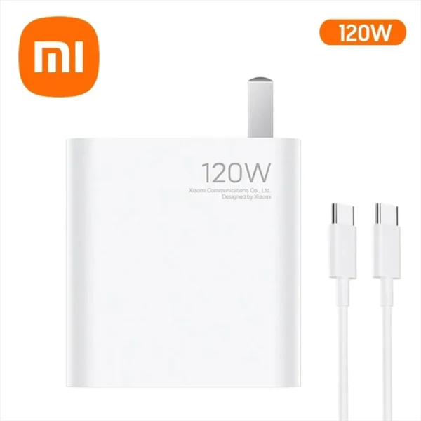 Cargador Xiaomi HyperCharge 120W con cable USB-C