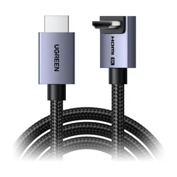 Cable UGREEN HDMI 2.1 8K 60Hz de 3m con conector de 90°
