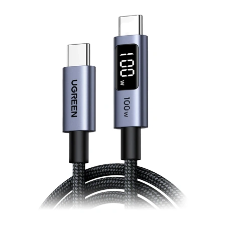 Cable UGREEN L529 USB-C a USB-C 100W de 1m con pantalla LED