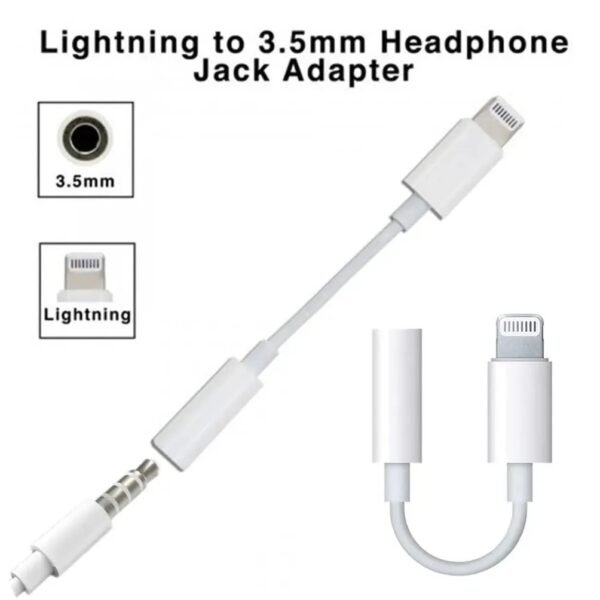 Alternative view of Adaptador Dairle Lightning a jack de 3,5 mm MFi