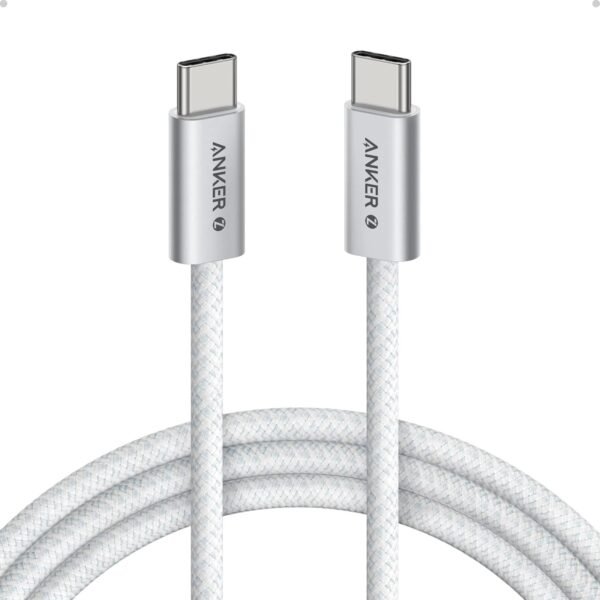 Cable Anker Zolo USB-C a USB-C 240W 1,5 m – White