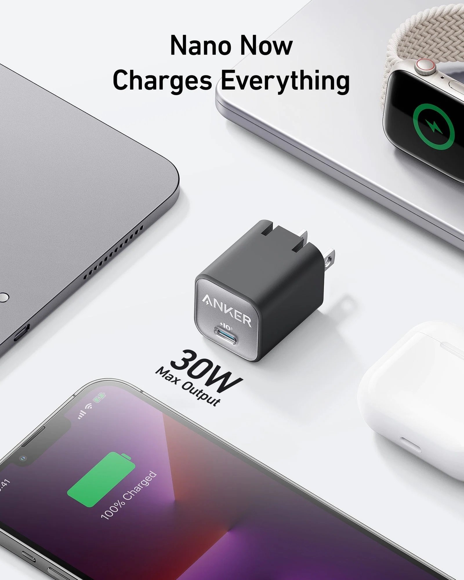Cargador Anker Nano 3 30w USB-C – Black - Imagen 3