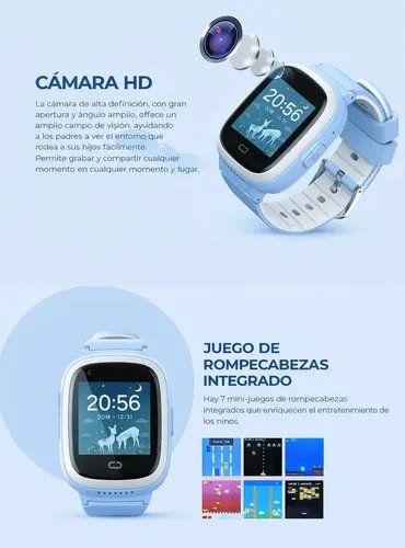 Smartwatch Havit KW11 con chip 4G – Blue - Imagen 4