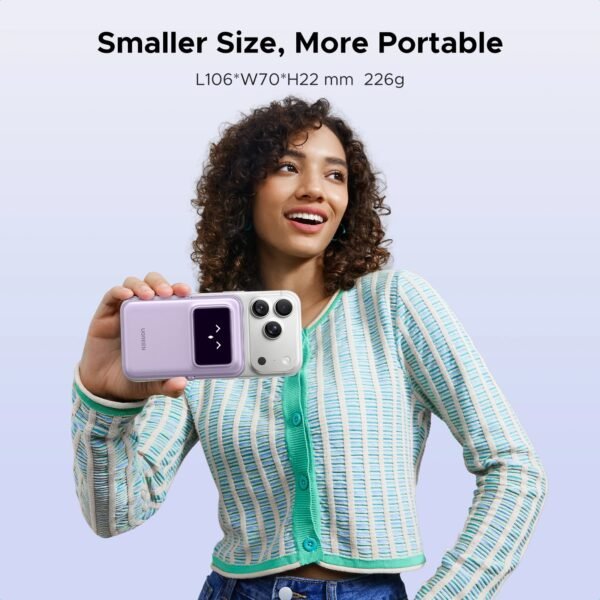 Alternative view of Power Bank UGREEN Uno Robot 10000mAh 30W – Purple